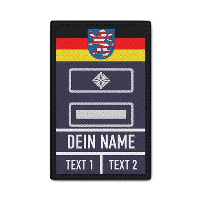 Rank Patch Feuerwehr Wehrführer Brandmeister Hessen Dienstgrad #38981
