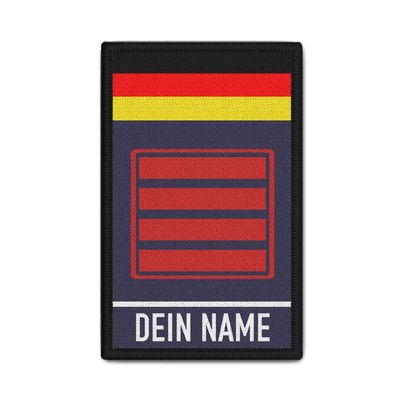 Rank Patch Bundeswehr Feuerwehr Personalisiert Dienstgrad Klett #39119