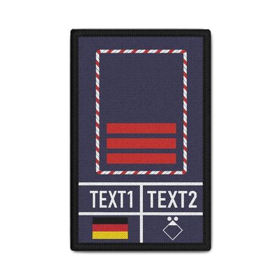 Rank Patch Feuerwehr Hauptbrandmeister Gruppenführer Personalisiert NRW #39375