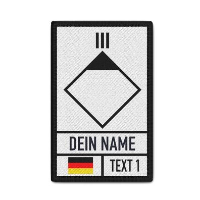 Patch Verbandsführer 3 Großverband Rettungsdienst Rettungswache #40385
