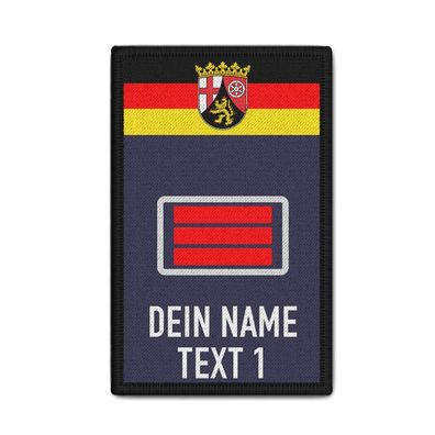 Rank Patch Feuerwehr Hauptbrandmeister RLP Dienstgrad Freiwillige #40659