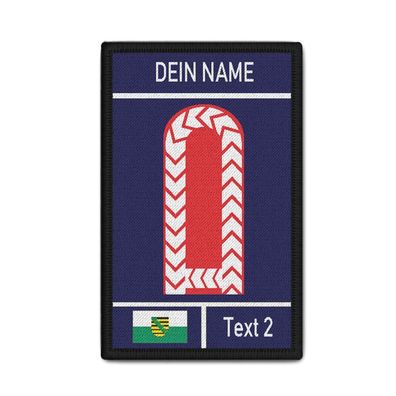 Rank Patch Oberfeuerwehrmann Feuerwehr Sachsen Abzeichen Dienstgrad #40760