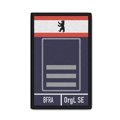 Rank Patch Feuerwehr Brandamtmann Berlin BFRA OrgL SE Feuer Brandwehr #40778