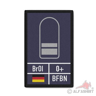 Rank Patch 9,8x6cm Brandoberinspektor Sachsen-Anhalt Dienstgradabzeichen #41402