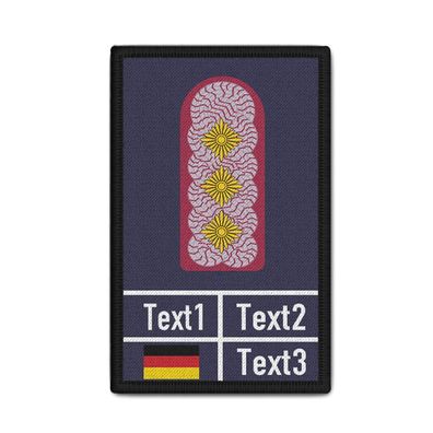 Rank Patch personalisiert Feuerwehr FF Sachsen Anhalt Hauptbrandinspektor #41614