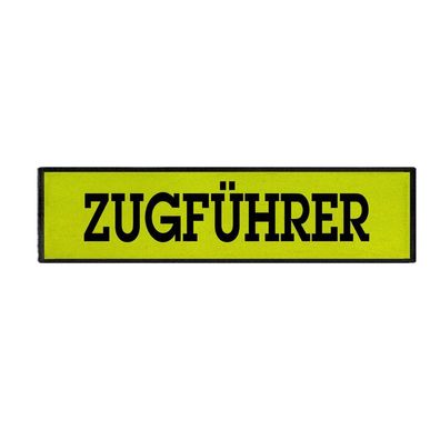 Rückenpatch Zugführer Zug Feuerwehr Hilfswerk KatSchutz Führer 28x7cm#39881