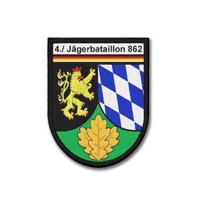 Patch 4 Jägerbataillon 862 JgBtl 862 Oberpfalz Jäger-Bataillon Bundeswehr #37470
