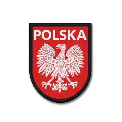 Patch Volksrepublik Polen PRL Wappen Republik Abzeichen Klett Aufnäher #37549