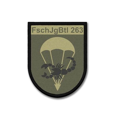 Patch Fallschirmjägerbataillon 263 Tarn Camo Uniform Eblem Veteram #38425