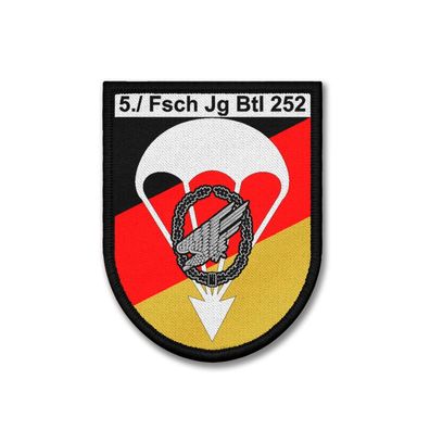 Patch 5 FschJgBtl 252 Eisberg Kaserne Abzeichen Fallschirmjäger #40784