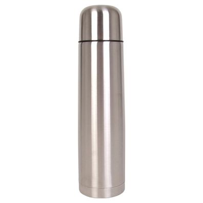 Edelstahl Isolierflasche mit Trinkbecher 1L Thermoflasche Thermokanne Becher