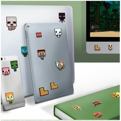 Minecraft Gadget Aufkleber Pack 21 x 15 cm