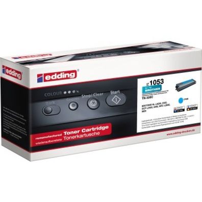 edding Toner 18-1053 wie Brother TN-326C EDD-1053 ca. 3.500 Seiten cyan