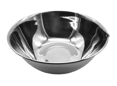 Edelstahl Schüssel 27cm Rührschüssel Salatschüssel Servierschüssel Schale Metall