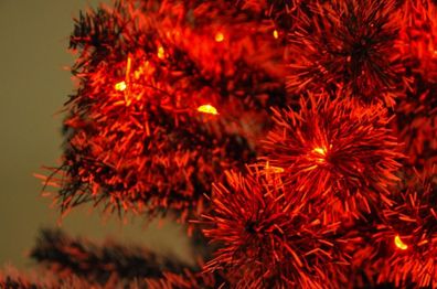 20er LED Lichterkette Rot Weihnachtsbeleuchtung Partylicht Lichtschlauch Deko
