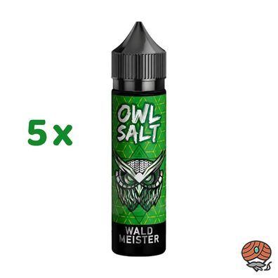 OWL Salt Waldmeister Aroma, Longfill 5x 10ml