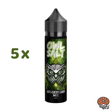 OWL Salt Gooseberry Mix Aroma, Longfill 5x 10ml
