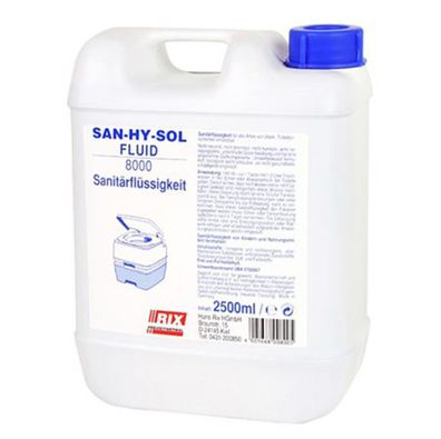 Sanitärflüssigkeit 2,5L Konzentrat für Campingtoilette WC-Zusatz Abwasserzusatz