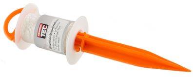 Universal Maurerschnur 20m x 2mm mit Erdspieß Verlegeschnur Pflasterschnur neu