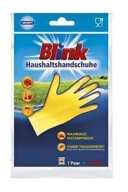 Blink Einweg-Gummihandschuhe Groesse L, 100 Stueck