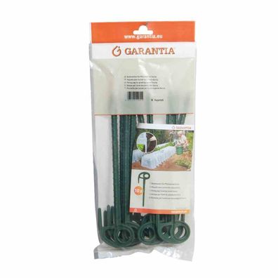 SUNNY Bodenanker Set für Pflanztunnel 26cm 10Stück Pflanzzubehör Garten Terrasse