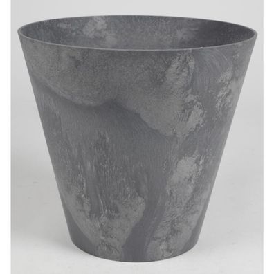 Pflanztopf „Tubus Effect“ 30 x 28cm Betonoptik grau Übertopf