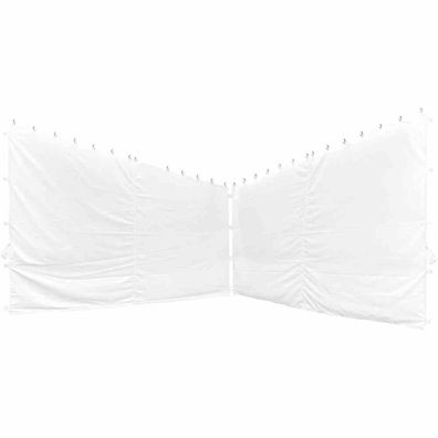 Seitenteile zu Pavillon Berlino 3x3 m, weiß, 2er Set Bezug aus Polyester, 160g/m² in