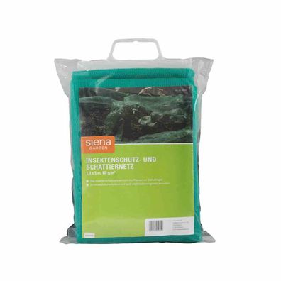 Insektenschutz- und Schattiernetz 1,4x5m, Farbe: grün, 60g