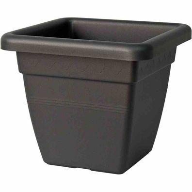 Kübel KREA quadratisch 30 cm anthrazit