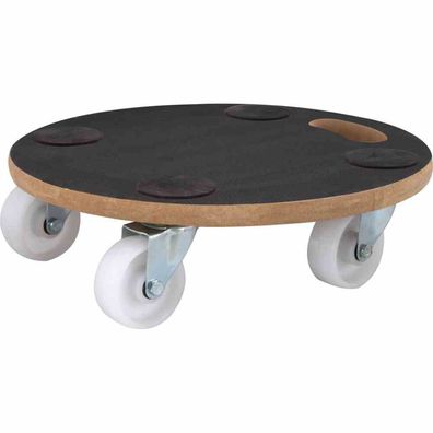 Transportroller, Ø 38 cm, braun Tragkraft: 200 kg
