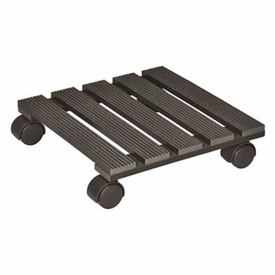 Multi Roller WPC eckig anthrazit 60 kg Doppel-Rolle