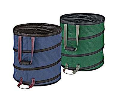 Pop-Up Garten-Abfallbehälter 85 Liter Laubsammler Gartenbehälter Abfallbehälter