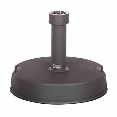 Betonständer 20 kg rund, anthrazit Kunststoffrohr 18-38 mm, mit Handmulden
