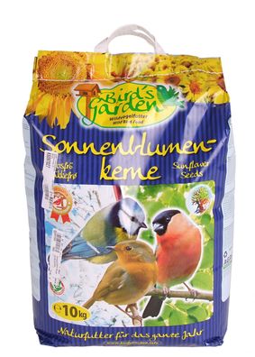 Sonnenblumenkerne 10 Kg gestreift Vogelfutter Wildvogelfutter Winterstreufutter