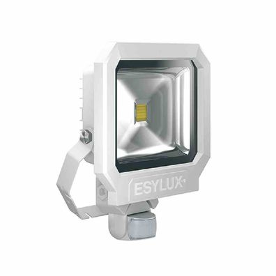 OFL/AFL SUN LED-Strahler 50W 1 LED weiß matt + Bewegungsmelder Außenleuchte TOP