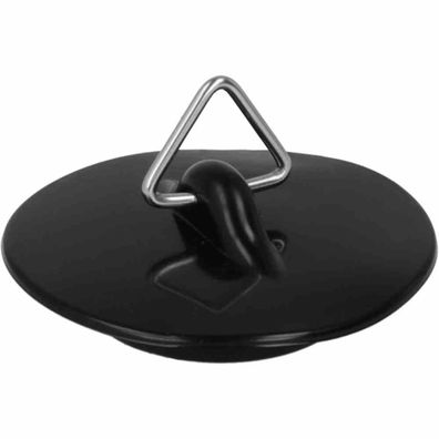 Abflussstöpsel PVC 38 - 50 mm schwarz