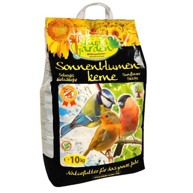 10kg Sonnenblumenkerne Wildvogelfutter Vögel füttern Samen Großpackung Sack