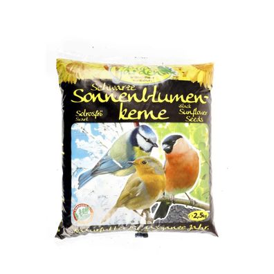 4x Sonnenblumenkerne 2,5kg Naturfutter Wildvögel Ganzjahresfutter Körnerfutter
