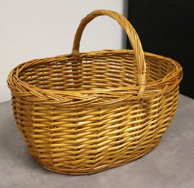 Einkaufskorb Weidenkorb Präsentkorb Erntekorb Handkorb Holzkorb Vollweide Korb