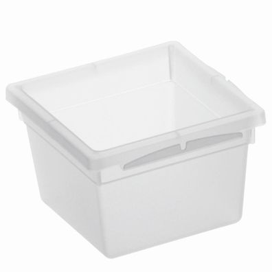 Ordnungssystem 8 x 8 x 5 cm Kunststoff natur