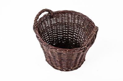 Weiden-Kartoffelkorb 35x26cm Einkaufskorb Autokorb Tragekorb Aufbewahrungskorb