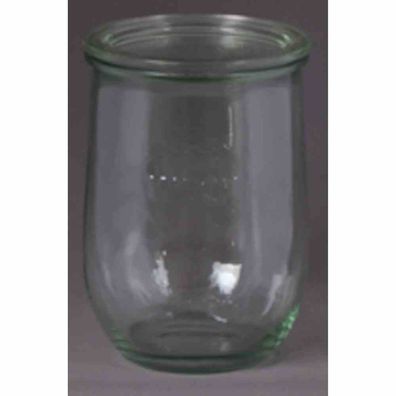 Tulpe-Glas "Cucinare" Rundrand 1,0 l Weck-Glas, Rundrand-Deckel
