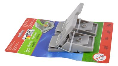 2er-Set Mausefalle 9x5cm Schlagfalle Mäusefalle Kunststoff Schädlingsbekämpfung