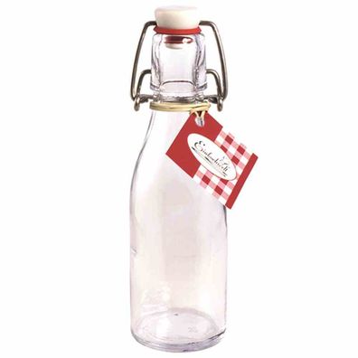 Bügelflasche rund 200 ml mit Bügelverschluss
