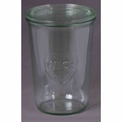 Sturz-Glas "Cucinare" Rundrand 850 ml Weck-Glas, Rundrand-Deckel