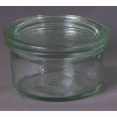 Sturz-Glas "Cucinare" Rundrand 165 ml Weck-Glas, Rundrand-Deckel