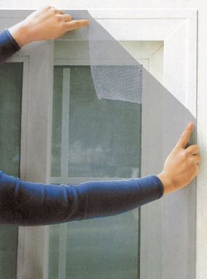 Fenster Fliegengitter 100x100cm weiß oder schwarz Insektenschutz Insektennetz