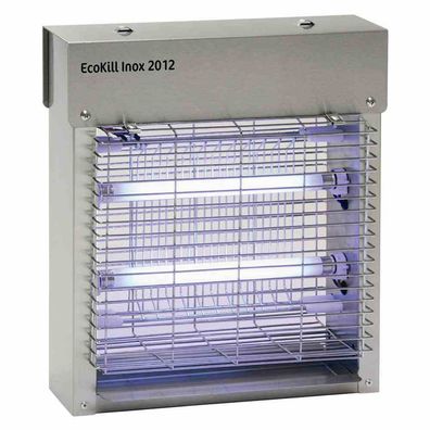 EcoKill Inox 2012 Fliegenvernichter 2x6W 230V/50Hz Mücken Insektenvernichter