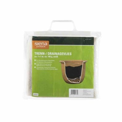 Trennvlies 140 g, 1 x 1 m Farbe: weiß