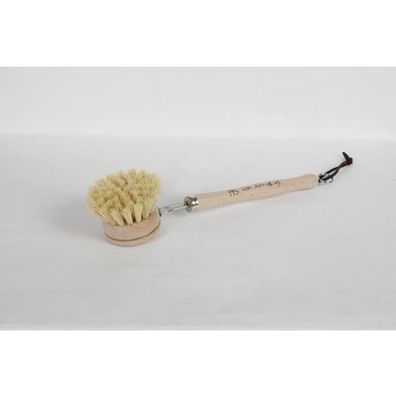 12x Spülbürste 23x4,7cm aus Buchenholz mit Tampico-Borsten Geschirr spülen